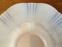 Depression Glass American Sweetheart Plates- 2, large 12” Salver
