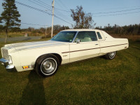 for sale 1977 Chrysler new Yorker   2 door coupe  74 tho klm