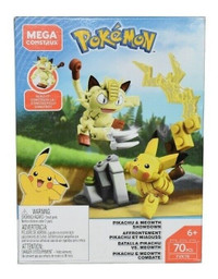 Mega Construx Pokemon Pikachu and Meowth Showdown