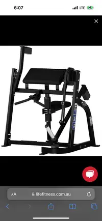 Looking for Hammer Strength Plate loaded bicep curl