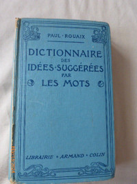 Dictionnaire des idées suggérées par les mots