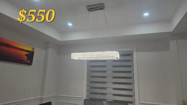 Real Crystal Chandeliers / Vanity Lights in Indoor Lighting & Fans in Oakville / Halton Region - Image 7