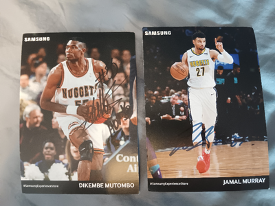 Jamal Murray & Dikembe Mutombo Autographs, View more