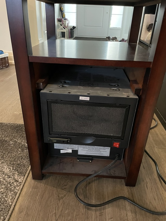 Muskoka Infared Electric Heater End Table Heaters, Humidifiers