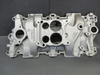 SBC 327/350 factory cast iron intake manifold.