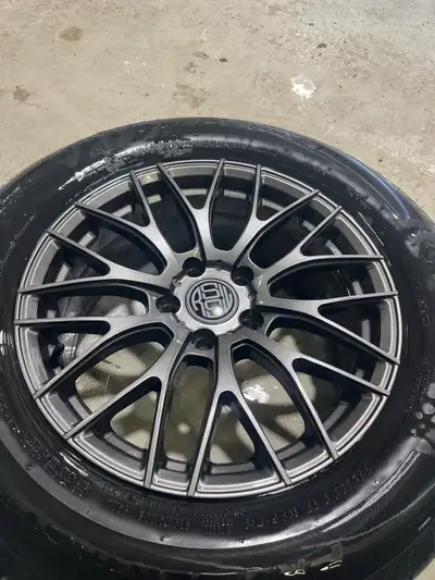 17 inch RSSW wheels , 225/65/17 Summer tires . Rims look like brand new ( have never seen winter), t...