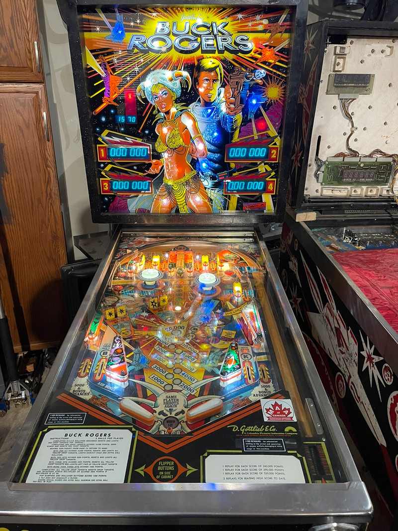Buck rogers pinball for sale  