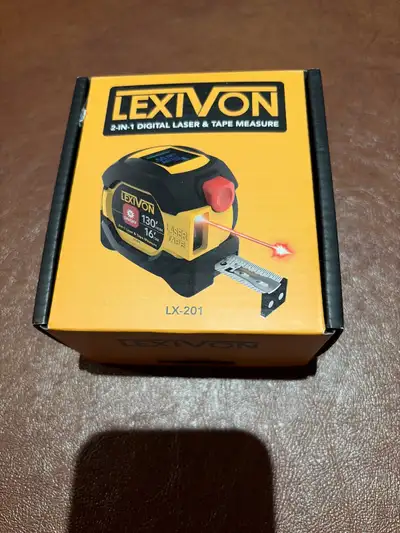 LEXIVON 2-IN-1 LASER TAPE MEASURER, View more