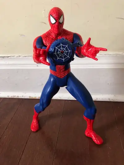 Web Slinging Spiderman 14” Tall Action Figure Marvel Hasbro Toy, View more