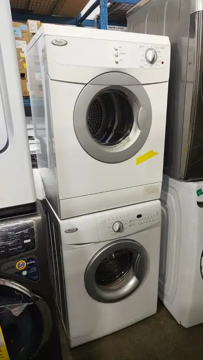 Whirlpool Stackable Washer and Dryer Set used, View more