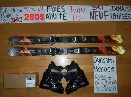 Plusieurs ensembles kit de ski alpin et twin tip 130 140 cm in Ski in Drummondville - Image 4