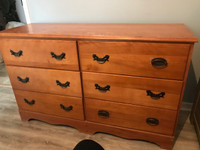 Free dresser and queen size bed