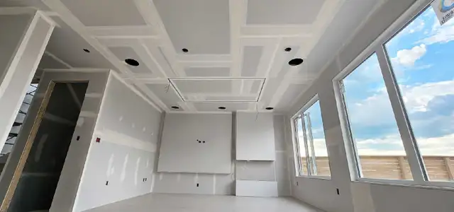 Insulation-poly , Drywall hanging and Mud- taping (finishers)