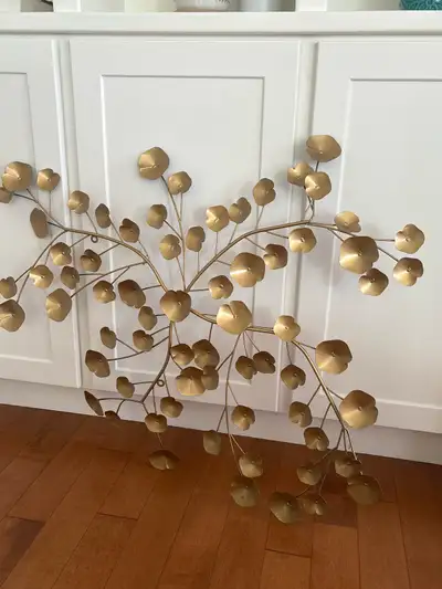 Metal Ginkgo Leaf Wall Art - Moving  Must Sell!!, View more
