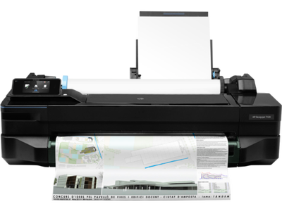 HP DesignJet T120 ePrinter inkjet plotterwide-format (D-sized), View more
