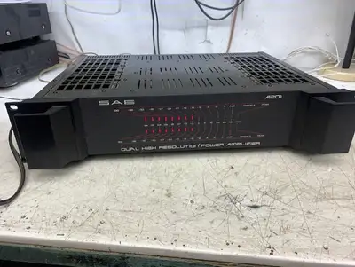 SAE -A201Power Amp just serviced, View more