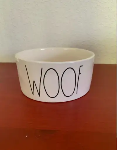Rae Dunn Dog Bowl 6”diameter This Rae Dunn Artisan Collection dog bowl by Magenta is perfect for you...