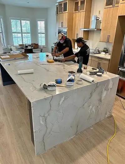 Elegant Quartz Kitchen Countertops – Custom Design, View more