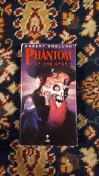 VHS The Phantom of the Opera1989 Horror/Musical