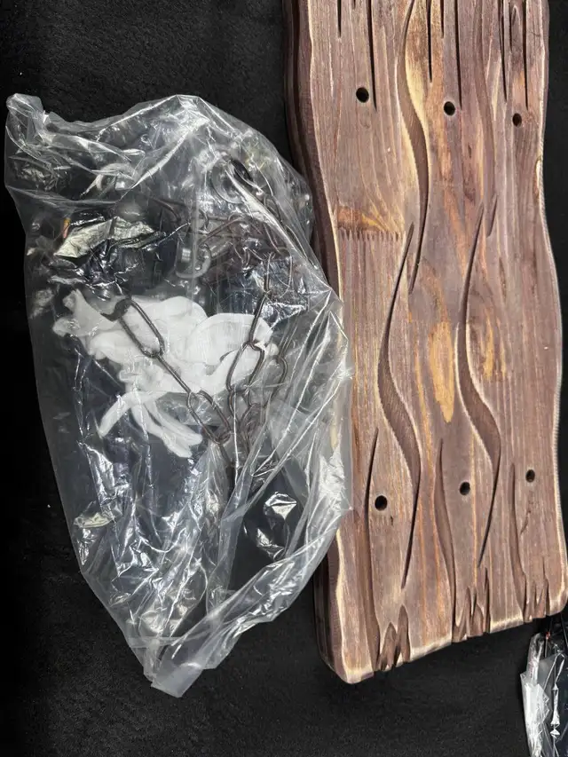 Wood Retro Pendant Lighting – Vintage Industrial Chandelier in Indoor Lighting & Fans in Kitchener / Waterloo - Image 3