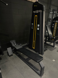 Seated Row Machine with Weight Stack