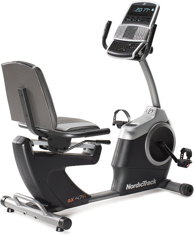 NordicTrack NTEX84017 4.7 Recumbent Bike - NEW IN BOX in Exercise Equipment in Abbotsford
