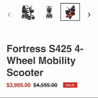 4 Wheel Mobility Scooter 