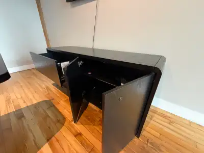 Black Wood Credenza/Sideboard, View more