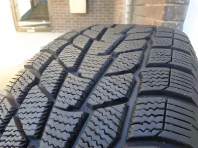 ****((( Less than 500 Kms on them )))**** I have a Set of 4 Winter Tires Motomaster with Black Rims...