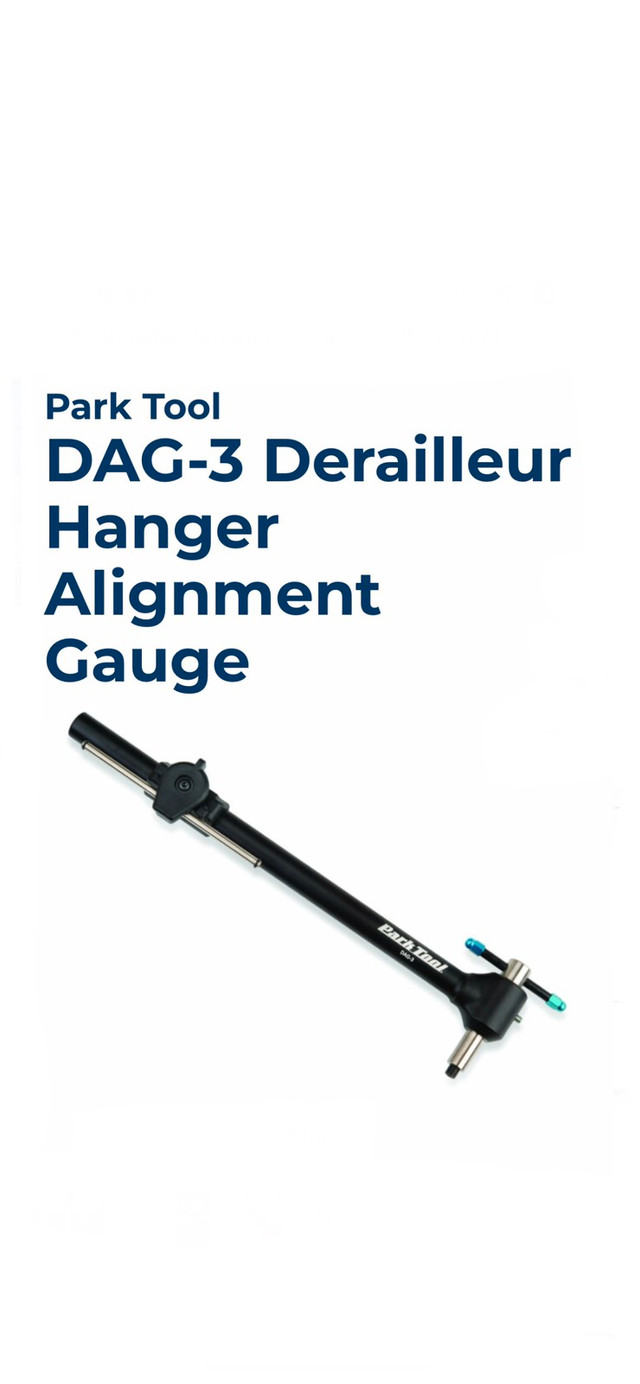 New Park Tool DAG-3 Derailleur Hanger Tool Bicycle Repair  in Frames & Parts in Oshawa / Durham Region