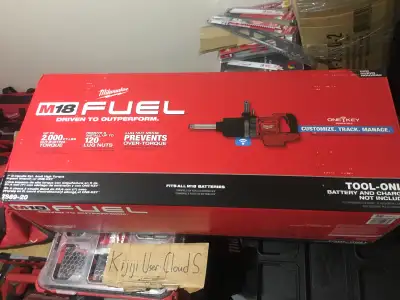 Milwaukee M18 1” impact wrench w/ 6” anvil ☘️☘️(TOOL ONLY)☘️☘️, View more