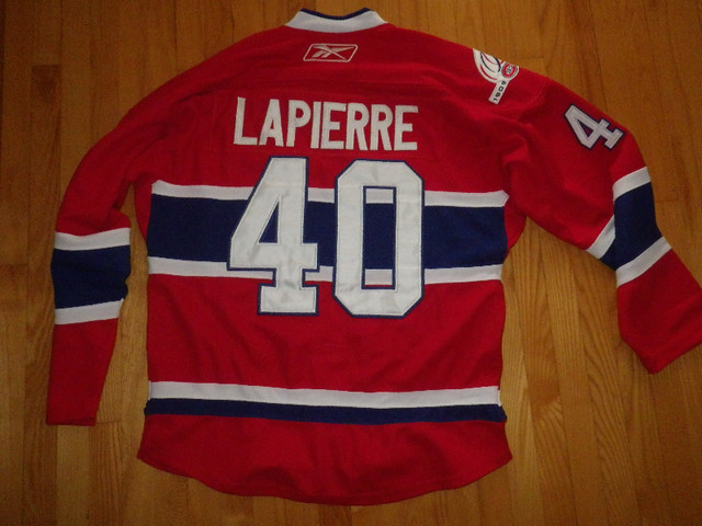 Chandail Hockey / Jersey #40 Lapierre Montreal Canadiens dans Hockey  à Ville de Montréal - Image 4