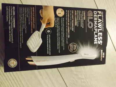New, in a box, GLO, lighted facial exfoliator facial remover., View more