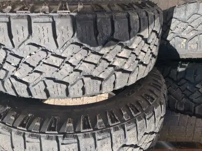 Set of four Goodyear all terrain tires very good condition
