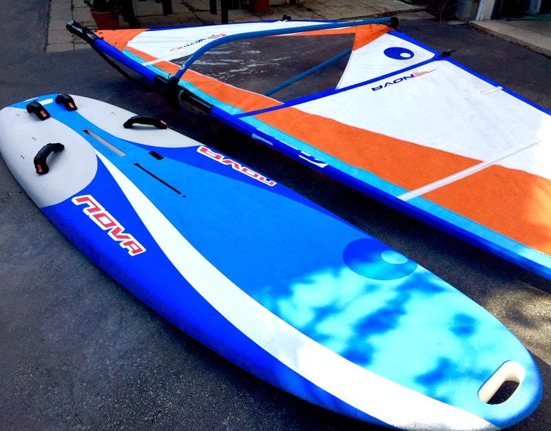 Bic Nova New WideStyle Windsurfer Full Kit Excellent!!! Water
