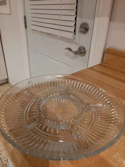 New Crystal Serving Platter, View more