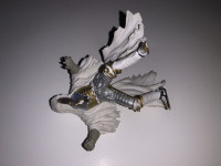 PAPO-MEDIEVAL WHITE KNIGHT-FIGURINE/FIGURE (C027)