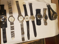 WATCHES- USED-ALL FOR ONE PRICE. BATTERY WATCHES.