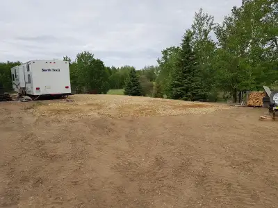 Acreage RV lot for rent in Strathcona County, Alberta. Located on a private acreage 10 minutes east...