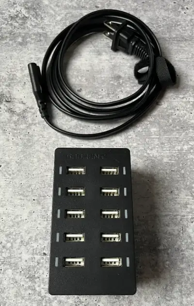 SABRENT Smart USB Charger 60 Watt 10 Ports (Fast Charge), View more