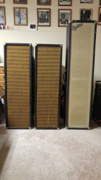Vintage Column Speakers with Stands
