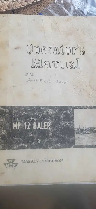 Massey 12  Baler.   an Agricultural Legend in the True West!, View more