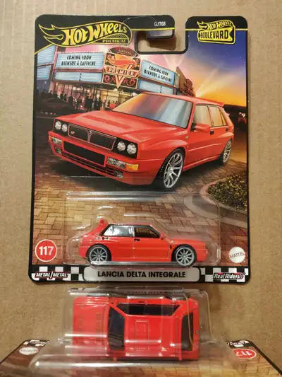 New Hot Wheels Boulevard Lancia Delta Integrale 1:64 diecast car, View more