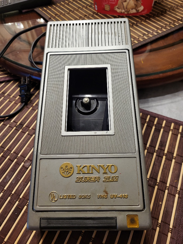 VHS Cassette tape rewinder- Vintage Kinyo- Used in Other in Vancouver