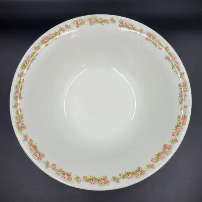 Vintage Bowl Floral Imperial Semi Porcelain Myott Son England, View more