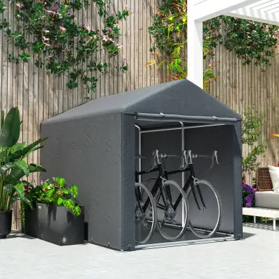 Portable Bicycle Shed with Galvanised Steel Frame and Large Door, View more