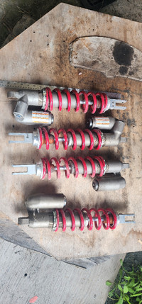 4 matched fully adjustable coilover 
