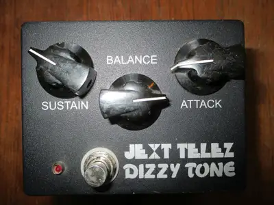 Jext Telez Dizzy Tone fuzz pedal with box, View more