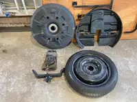 Dodge Grand Caravan Spare tire kit with winch