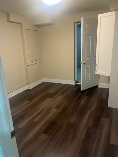 Bright and clean Private one bedroom with extra storage room in a 3bedroom basement for rent. Also h...